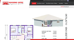 Desktop Screenshot of maisons-satec.com